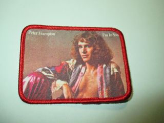 Peter Frampton Picture Patch Vintage,  Nos,  Rare 3 13/16 X 2 3/4 Inches