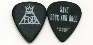 Fall Out Boy 2013 Save Rock And Roll Tour Guitar Pick Custom Concert Stage 1