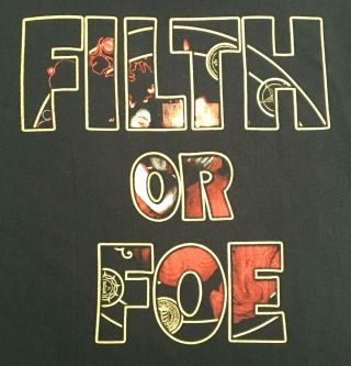 CRADLE OF FILTH - Filth or Foe - Official T - Shirt (XL) OG 2010 Merch 4