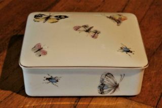 Tiffany & Co " Butterflies & Beetles " Vista Alegre Porcelain Lidded Box
