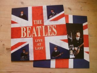 The Beatles Live At Last Coloured Vinyl Lp,  Unplayed