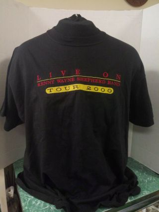 Kenny Wayne Shepherd Band Live On Tour 2000 Embroidered T - Shirt Sz Xl