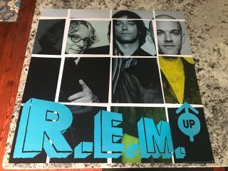 R.  E.  M.  Up Promo Poster 1998 Warner Bros Record Store Rem 24x24 Promo