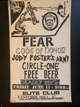 Fear,  Code Of Honor/ Jody Foster 