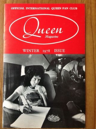 Official International Queen Fan Club Mag Winter 1978,  Merch Sheet,  Jazz Poster