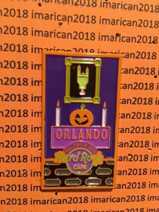 Hard Rock Orlando Halloween Puzzle Pin With Back Card