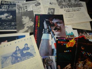 Iron Maiden 80 " Clipping Japanese Magazine　paul Di 