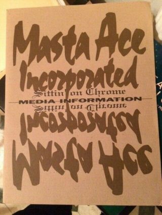 Masta Ace Incorporated Vintage Hip Hop Promo Pics Rap Promo Material