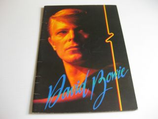 Very Rare David Bowie 1978 Japan Tour Program Japanese Concert Brochure Book