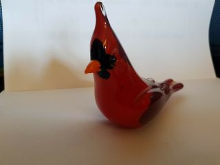 Langham Glass Bird.  12cm High