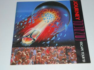 Journey 1981 Japan Tour Program Brochure Pamphlet Book Udo Music