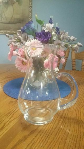 Princess House Large Heritage Pitcher With Handle