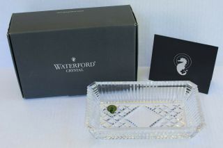 Waterford Crystal 7 1/4 " Vanity Tray Or Serving Dish  W/box Nla Ireland