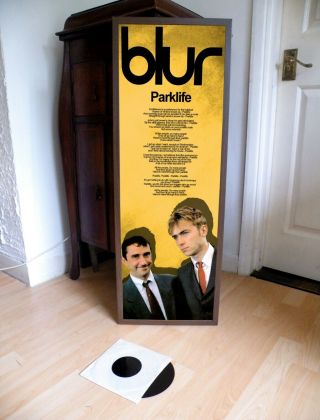 Blur Parklife Promotional Poster Lyric Sheet,  Brit,  Indie,  Great Escape,  Beetlebum