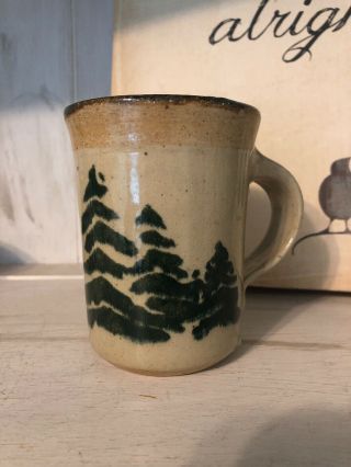 Monroe Salt Pine Tree Mug 8 Ounce.  Coffee Mug Msw Woods Camping