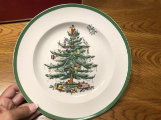Spode Christmas Tree Dinner Plates (set Of 4)