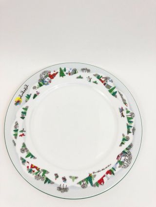 Lenox Sleighride 11 Inch Dinner Plate Christmas Holiday Fine Bone China Usa