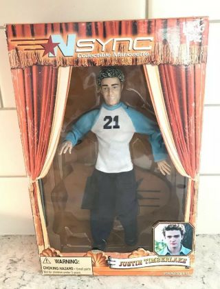 Nsync Justin Timberlake Collectible Marionette Doll 2000