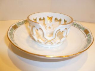 Vintage Herend Hungary Chinese Bouquet 150 Plate,  Cup 5 1/2 Inch