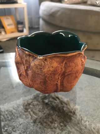 Vintage Terrafirma Pottery Bowl 1992 Green Glaze