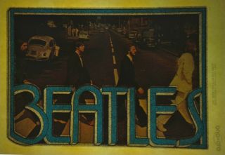 Beatles Abbey Road,  Glitter,  Vintage Retro Tshirt Transfer Print,  Nos