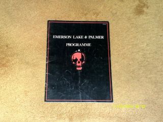 Elp Emerson,  Lake,  & Palmer Concert Program Tourbook 