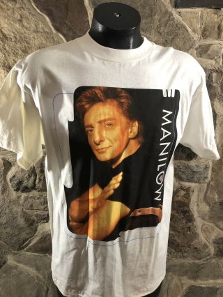 Barry Manilow 1997 Tour Of The World T - Shirt Size Large