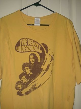 The Velvet Underground Lou Reed T Shirt Xl