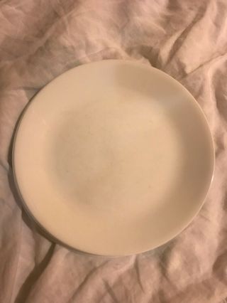 Corelle Winter Frost Dinner Plates Set Of 5 10 - 1/4 " Plain White