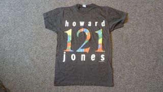 Howard Jones Medium Size Black T.  Shirt.  121 Tour.