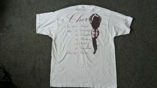 Cher White Xxl T.  Shirt