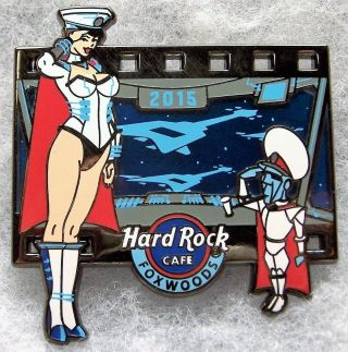 Hard Rock Cafe Foxwoods Girls & Droids Regional Series Pin 86743