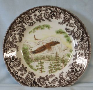 Spode Woodland S3422 Salad Plate American Eagle 7 7/8 " Made In England