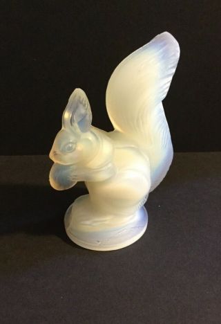 Sabino France Opalescent Art Glass Squirrel Figurine No Chips Cracks