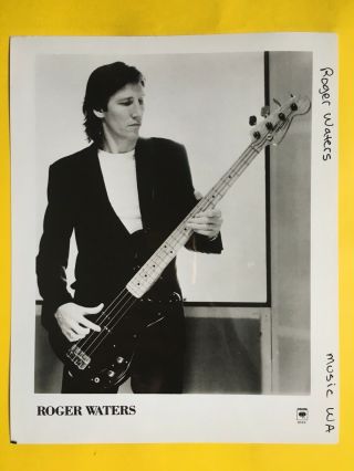 Roger Waters (pink Floyd) Press Photo 8x10”,  Columbia Records