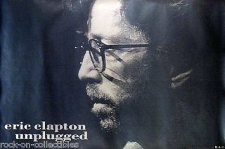Eric Clapton 1992 Mtv Unplugged Promo Poster
