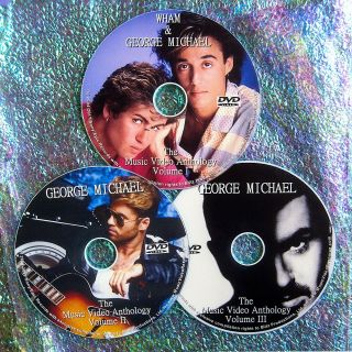 Pin & Wham George Michael Music Video & Remix Anthology 82 - 2014 3 Dvd Set