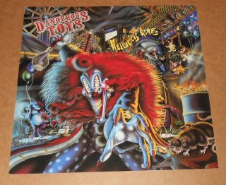 Dangerous Toys Hellacious Acres Poster 2 - Sided Flat Square 1991 Promo 12x12