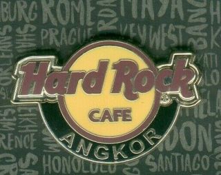 Hard Rock Cafe Angkor Classic Logo Series 2019 Pin