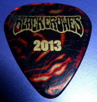 Black Crowes 2013 Final Tour Guitar Pick I Caught At The Show Chris Robinson