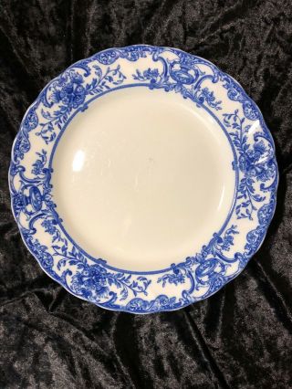 Antique Royal Flow Blue 10 " Dinner Plates - Athol Doulton Burslem 7491 - Price Per