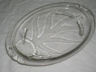 Pyrex 815 Clear Glass 14¾ " Open Drip Well Roasting Dish
