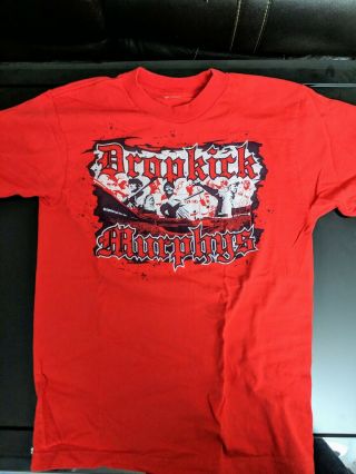 Rare Dropkick Murphys Minor League Concert Tour M T - Shirt Red Sox Ted Williams