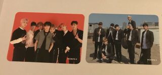 Monsta X Group The Connect World Tour Official Photocard A,  B Versions Set