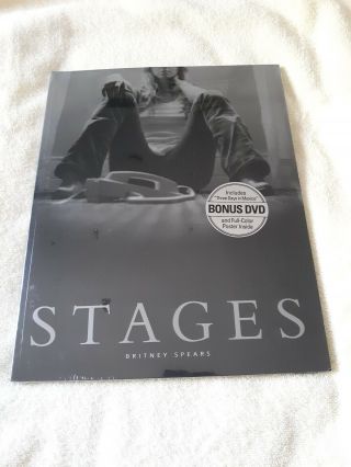 Britney Spears 2002 Stages Book Dvd Poster
