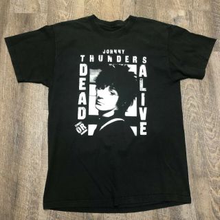Johnny Thunders Lamf Hot Topic Official Dead Or Alive Tee Shirt Ny Dolls M/l