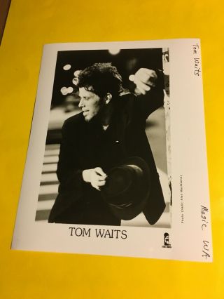 Tom Waits Press Photo 8x10”,  Island Records