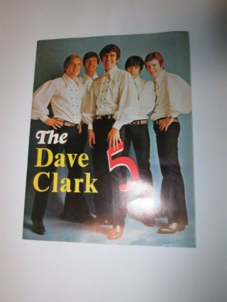 Vintage The Dave Clark 5 Concert Tour Program Book