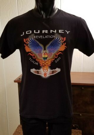 Journey Tour Concert T - Shirt Exclusive 2011 Las Vegas Reno Sz M