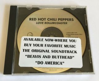 Red Hot Chili Peppers - Love Rollercoaster Cd Promo Beavis & Butthead 90s Geffen